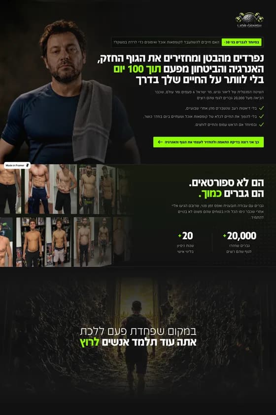 דף נחיתה ליאור גניש